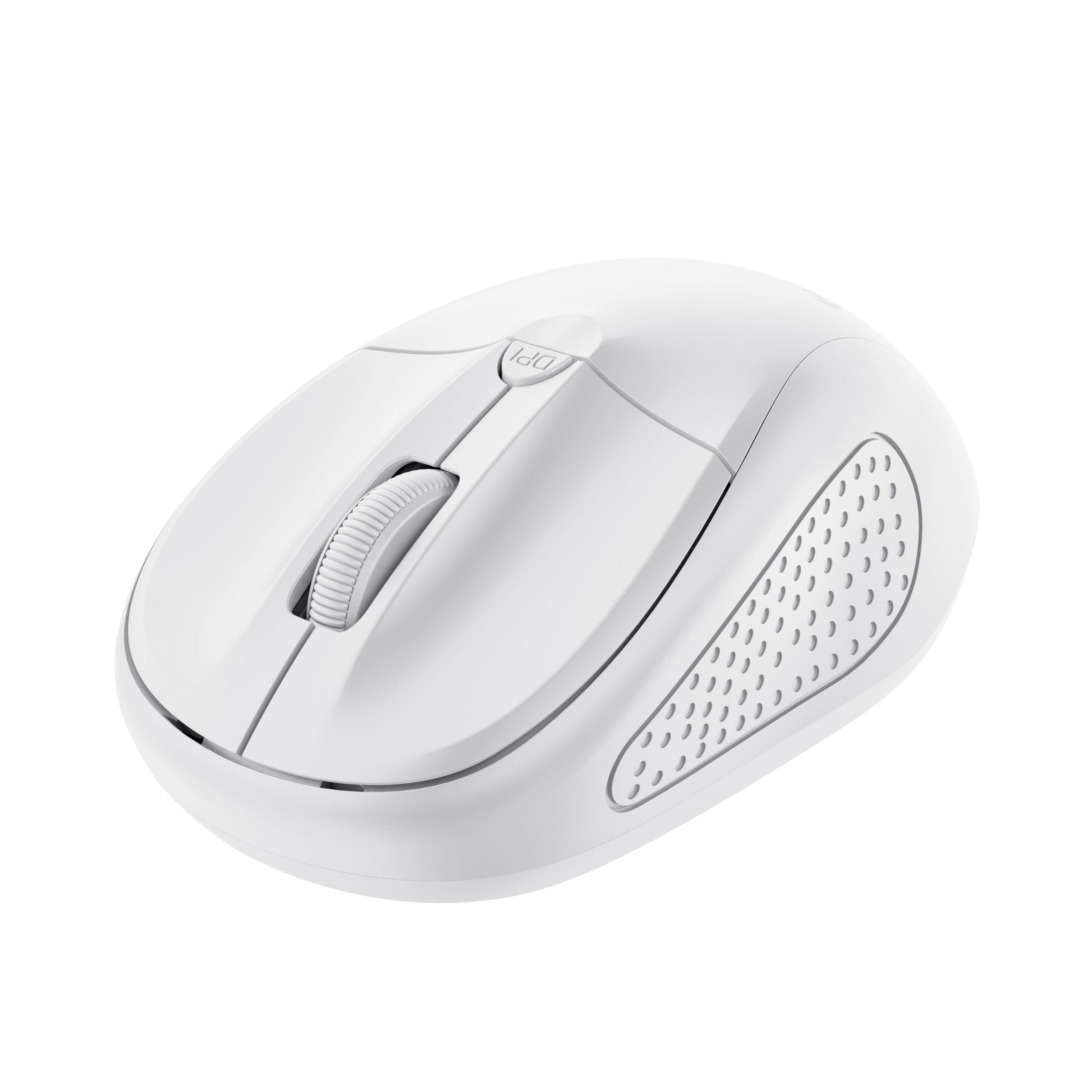 Trust Primo – Maus – Kabellos (2,4 GHz), 1600 DPI, beidhändig, Weiss