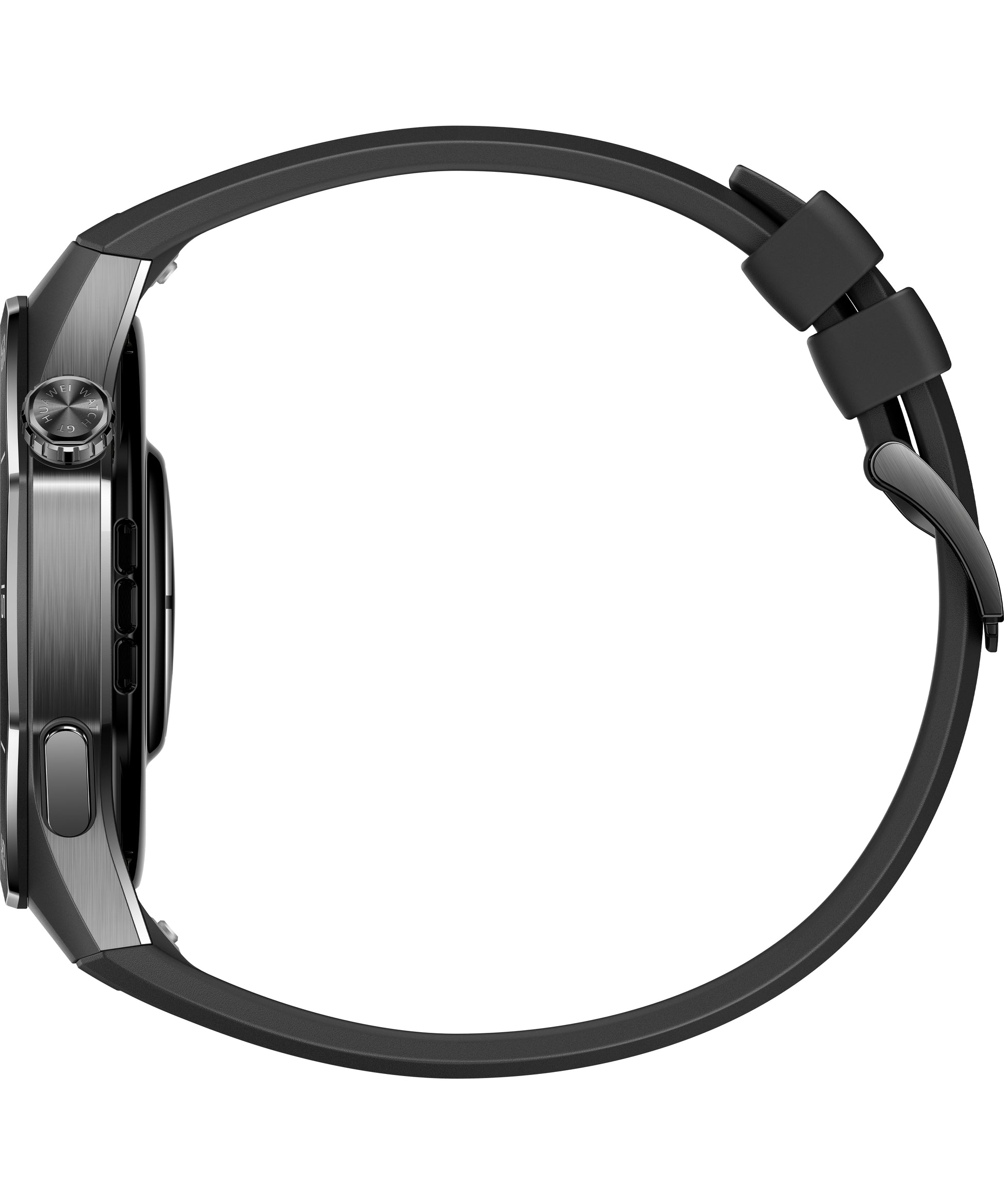 Huawei Watch GT5 Pro 46 mm GPS – Titan Schwarz, Sportband Schwarz, 50 m, für iPhone
