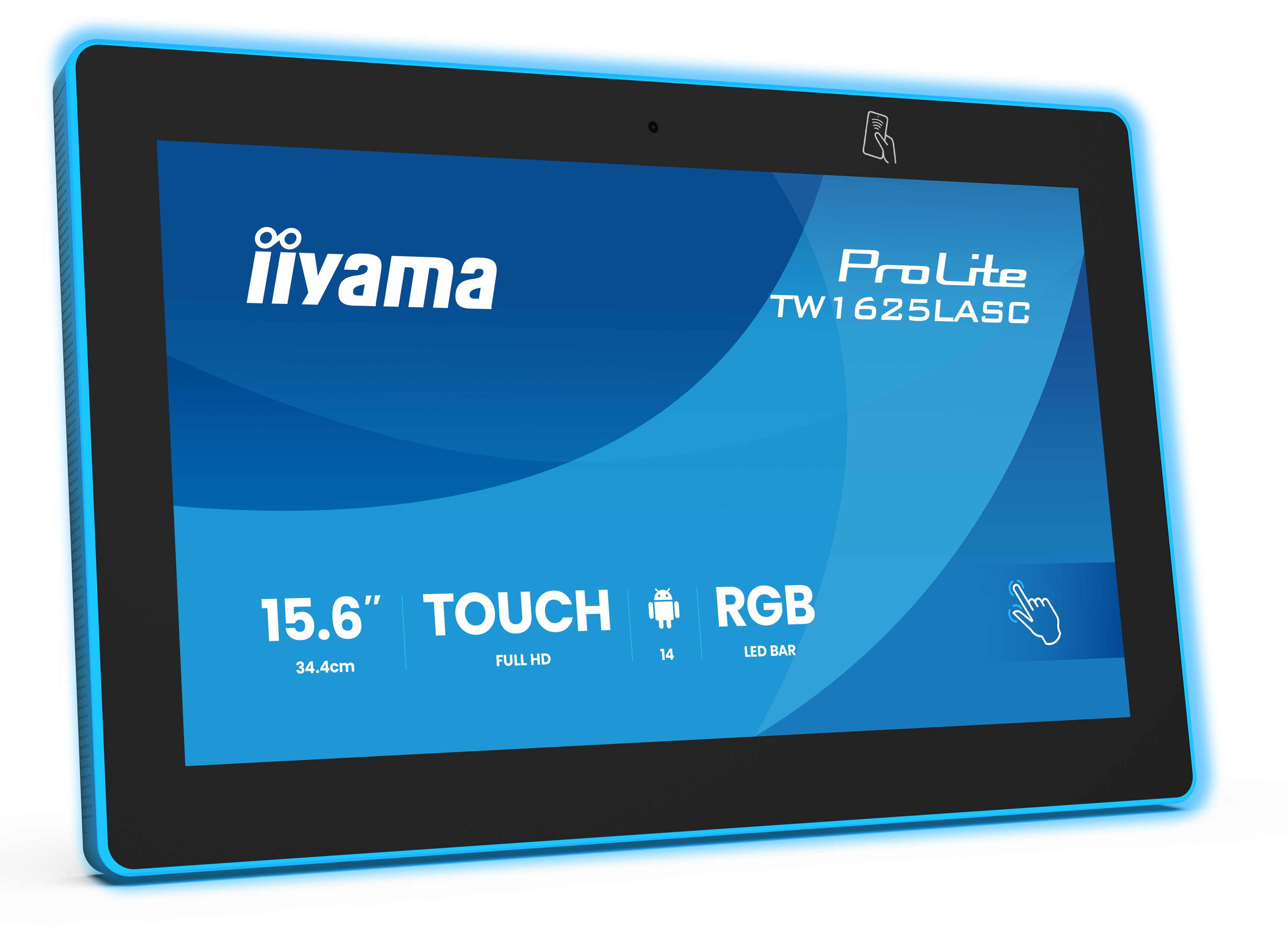 iiyama ProLite TW1625LASC-B3PNR – 15,6", Full HD, 450 cd/m², IPS