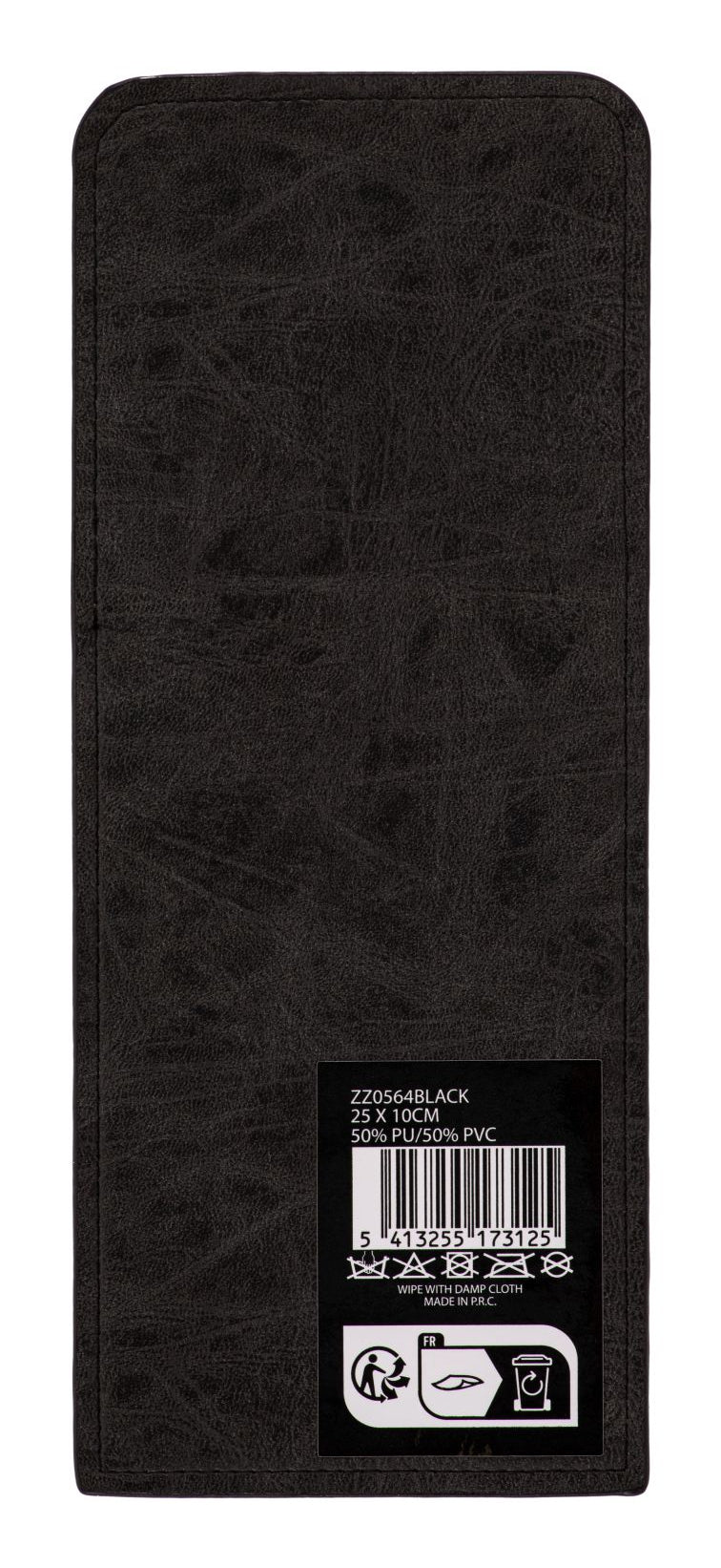 Tiseco TRUMAN Besteckhalter – 25 × 10 cm, Polyester, Schwarz