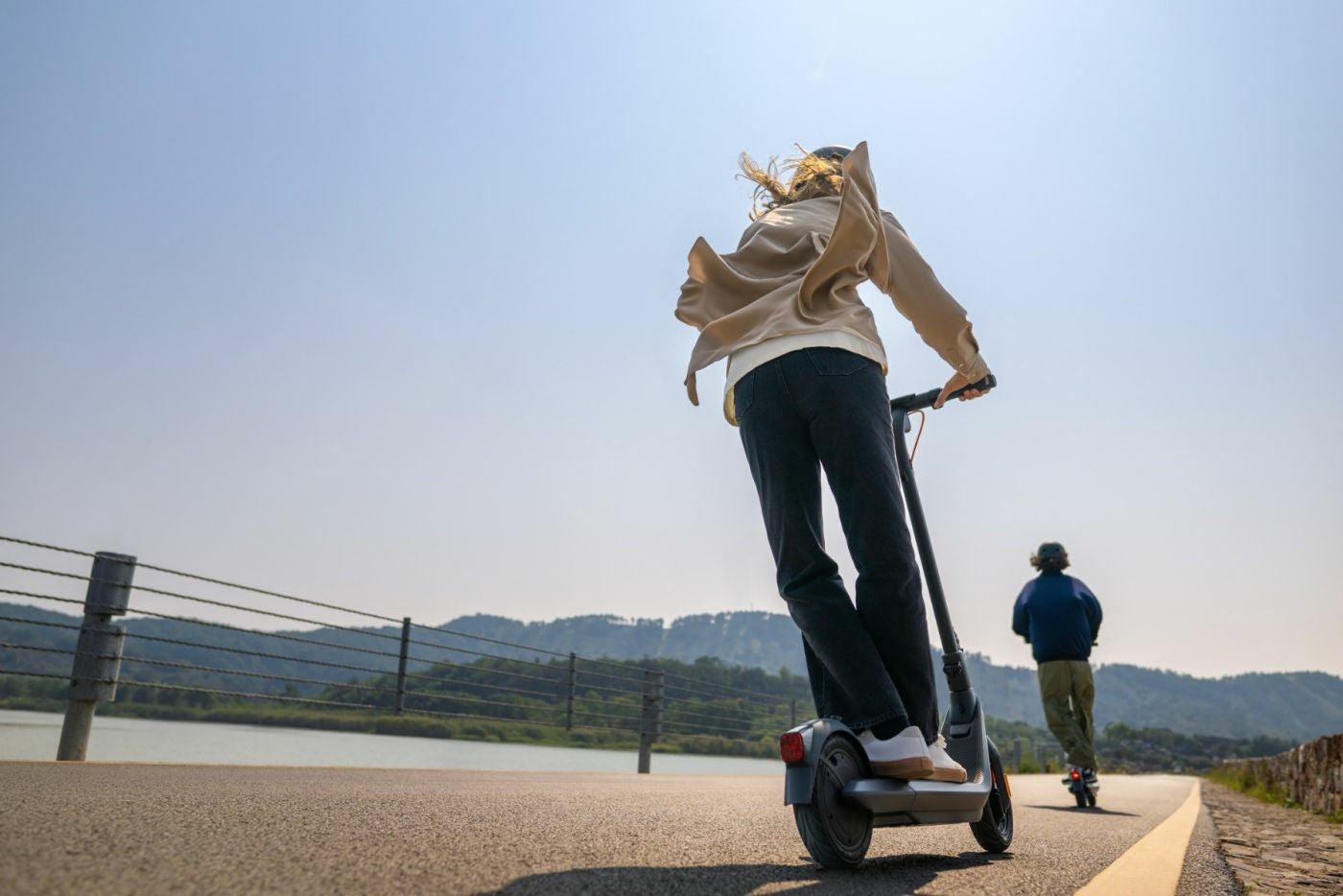 Ninebot by Segway E2 Pro D – Elektroroller, bis 35 km, 20 km/h, 350 W, 275 Wh