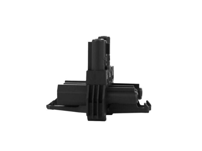 Bachmann Verteilerblock GST18, 1×GST18 In / 2×GST18 Out, abziehbar, Befestigung, 58×44×35 mm – schwarz