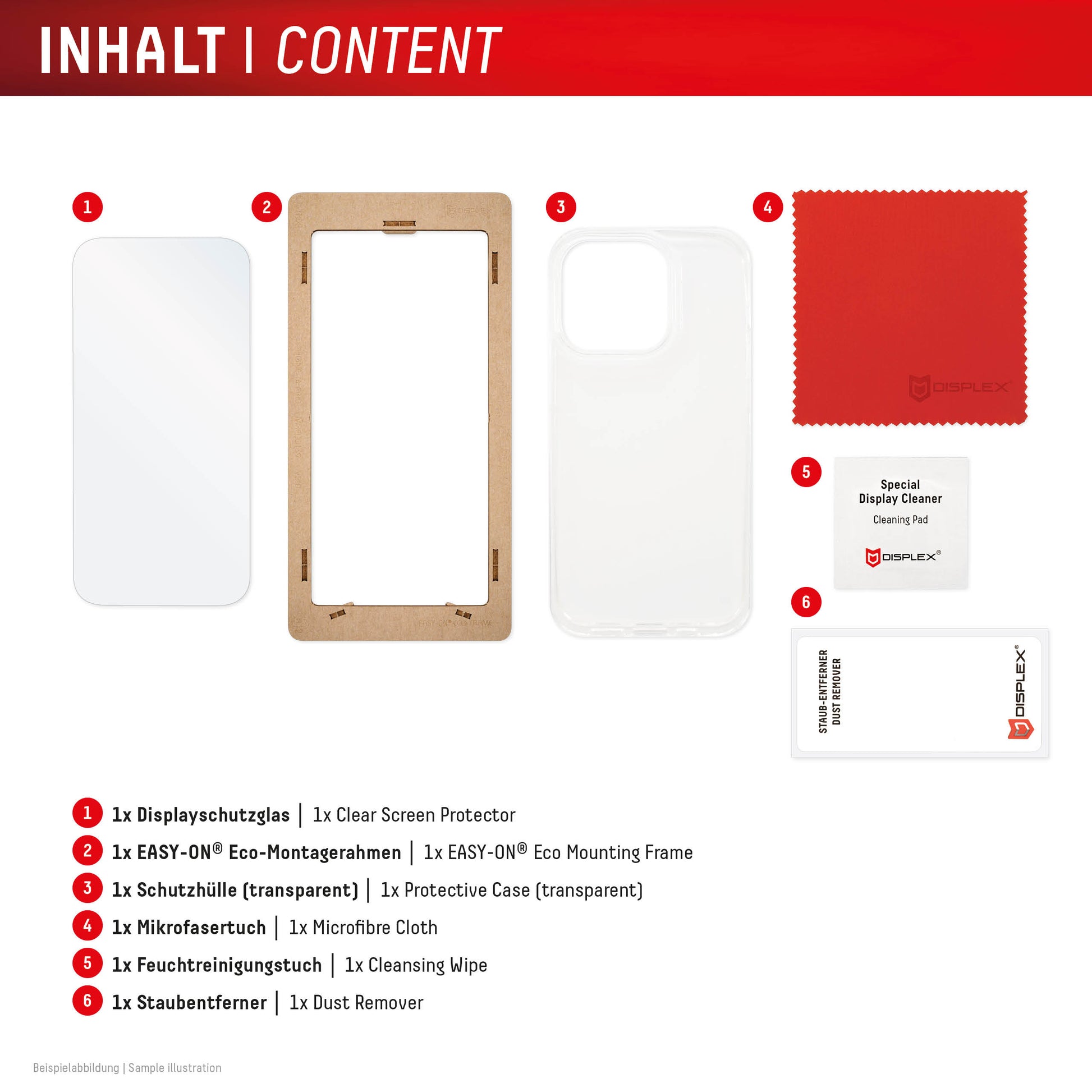 Displex Displayschutz (Panzerglas), 10H – für Galaxy S25 Edge – mit Applikator