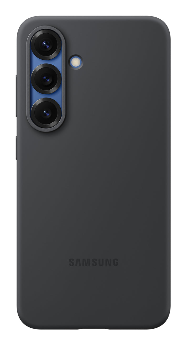 Samsung Backcover – für Samsung Galaxy S25 – schwarz – Silikon, stossfest