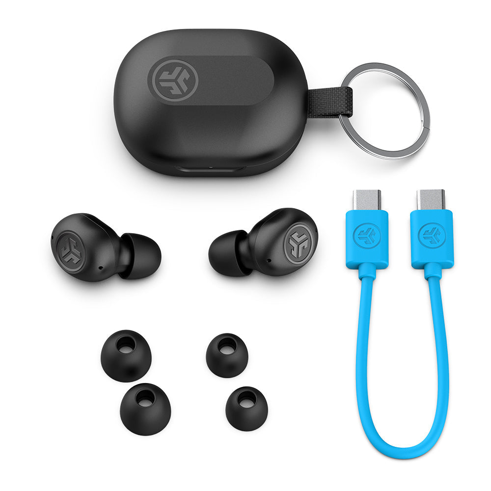 JLab JBuds Mini TWS In-Ear – ANC, mit Ladecase, Schwarz, BT 5.3