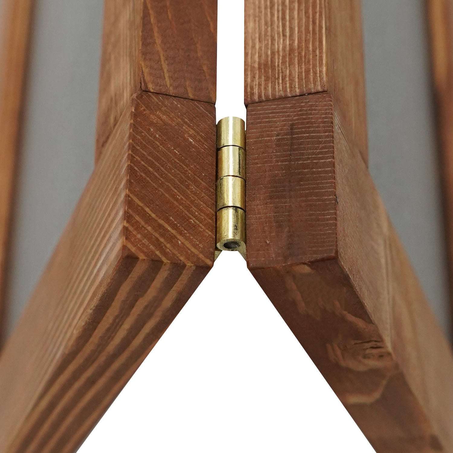 Europel Kundenstopper – 660 × 1'280 mm – Kiefernholzrahmen natur, Melamin (beschichtet), schwarz