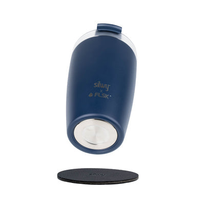 Silwy Thermobecher – 3,5 dl – Edelstahl, isoliert – dunkelblau