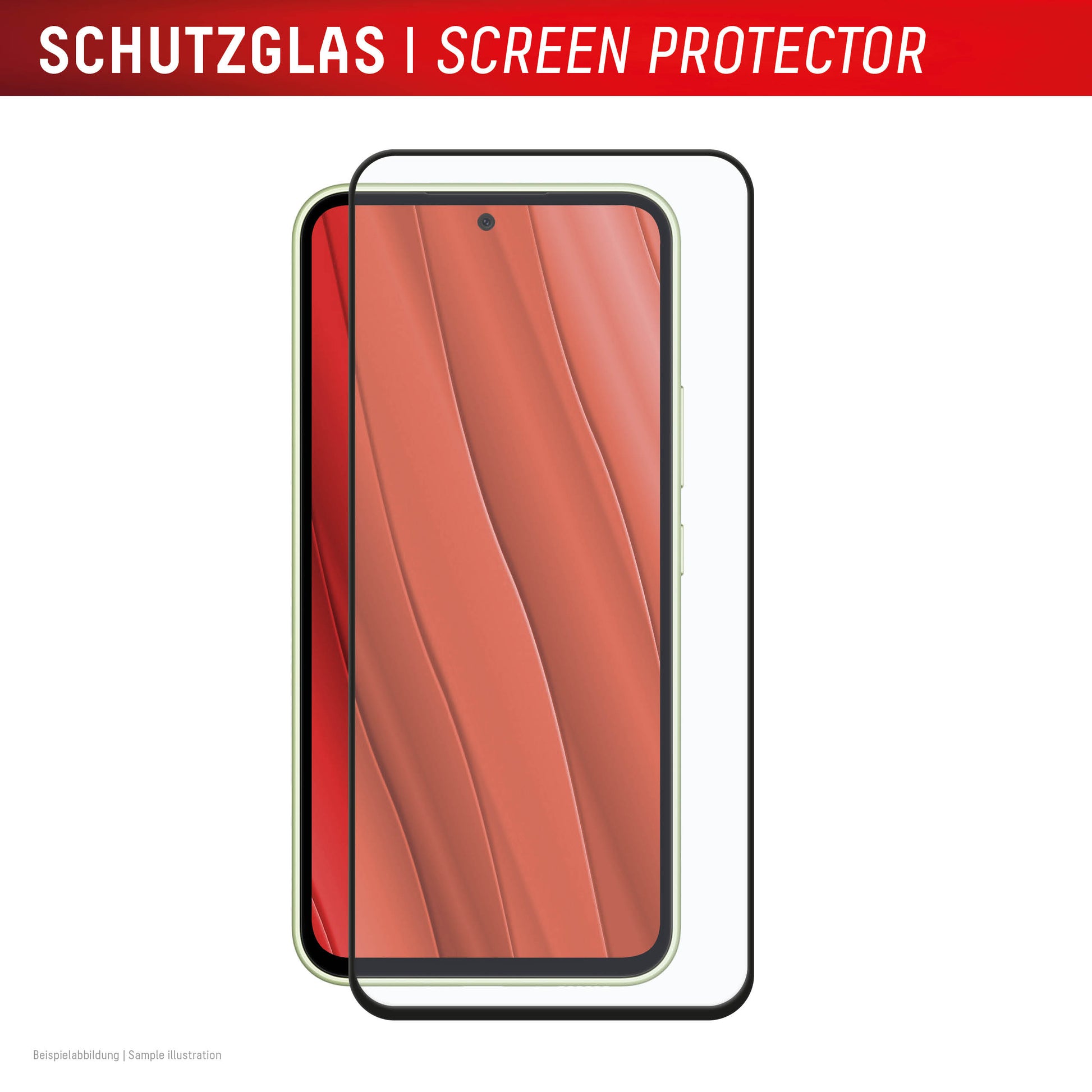 Displex Displayschutz (Panzerglas), Full Cover – für Galaxy A56 – mit Applikator