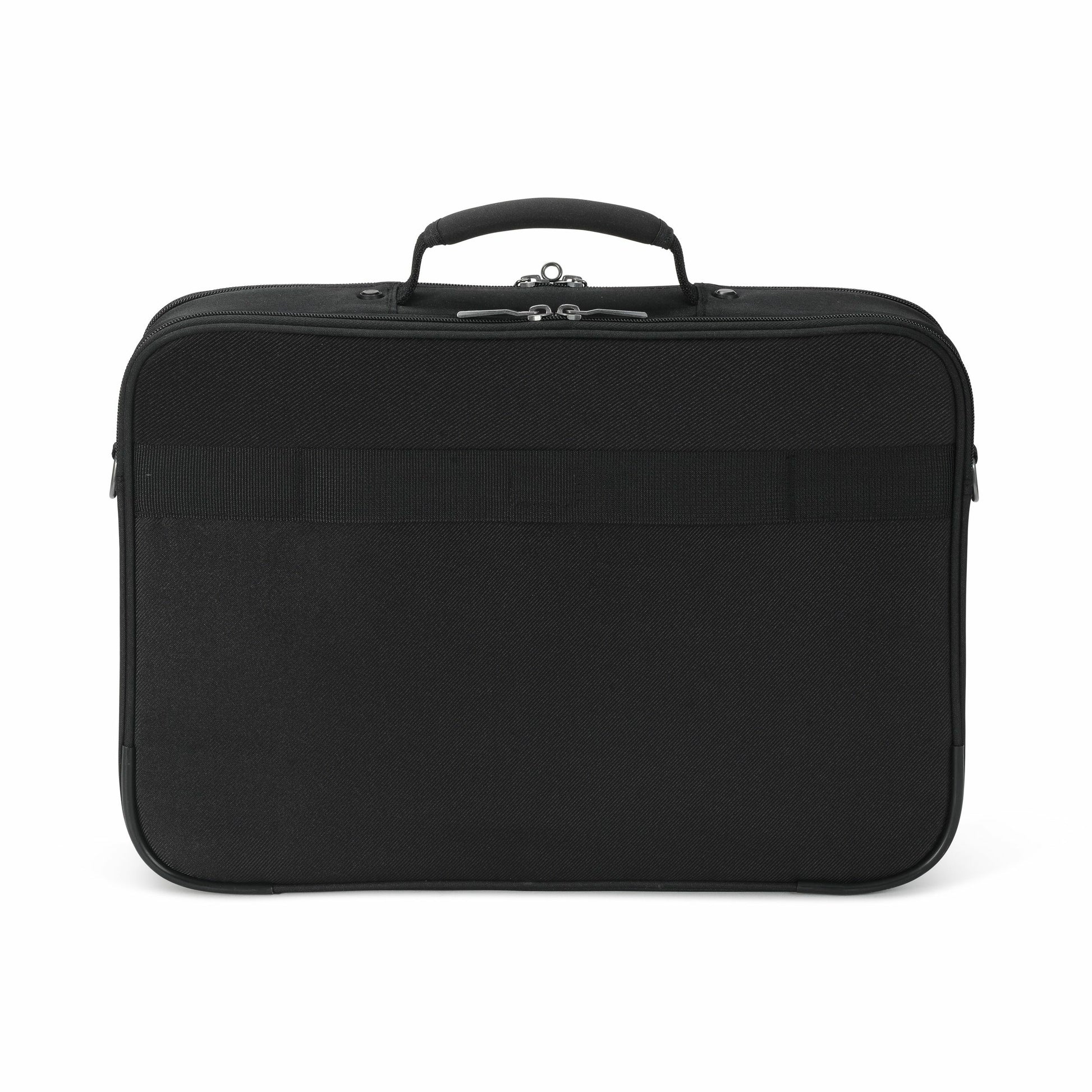 DICOTA ECO Multi Plus Select Notebook-Tasche für bis 15,6" – Trolley-Band, abnehmbarer Schultergurt – Schwarz