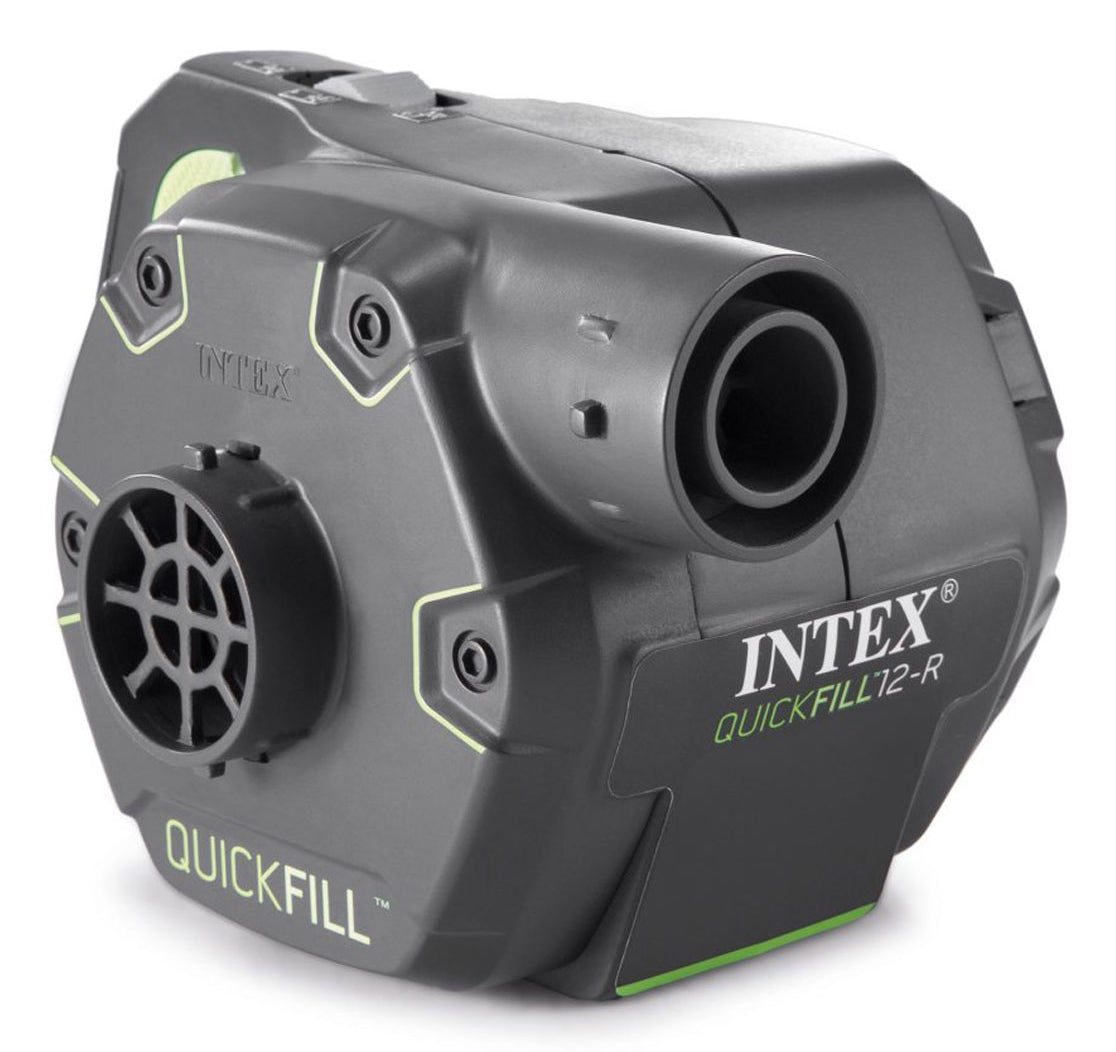 Intex Pumpe (elektrisch) Quick-Fill Rechargeable 66642 – 220–240 V – inkl. 3 Düsen – 650 l/min
