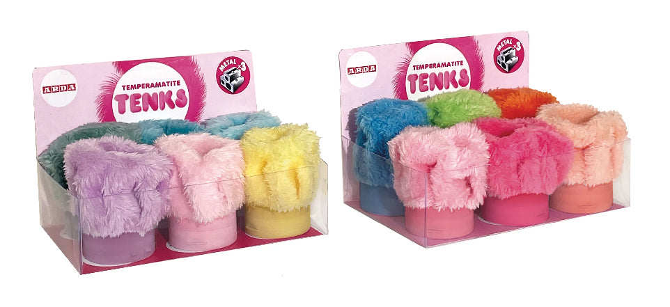ARDA Spitzer – manuell, 2-Loch, mit Behälter, für Ø 7,8, 8 und 11 mm, Stoff, Plüsch, assortiert, Tenks
