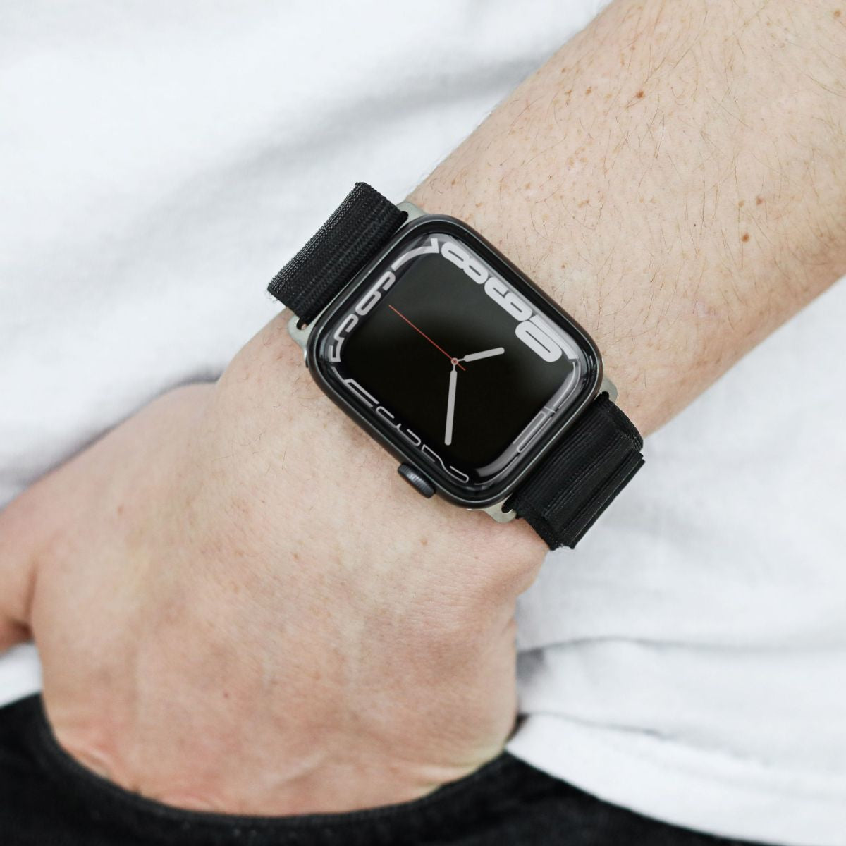 Vonmählen Action Loop Case 1 – Armband – für Apple Watch 40–42 mm, Schwarz, Nylon