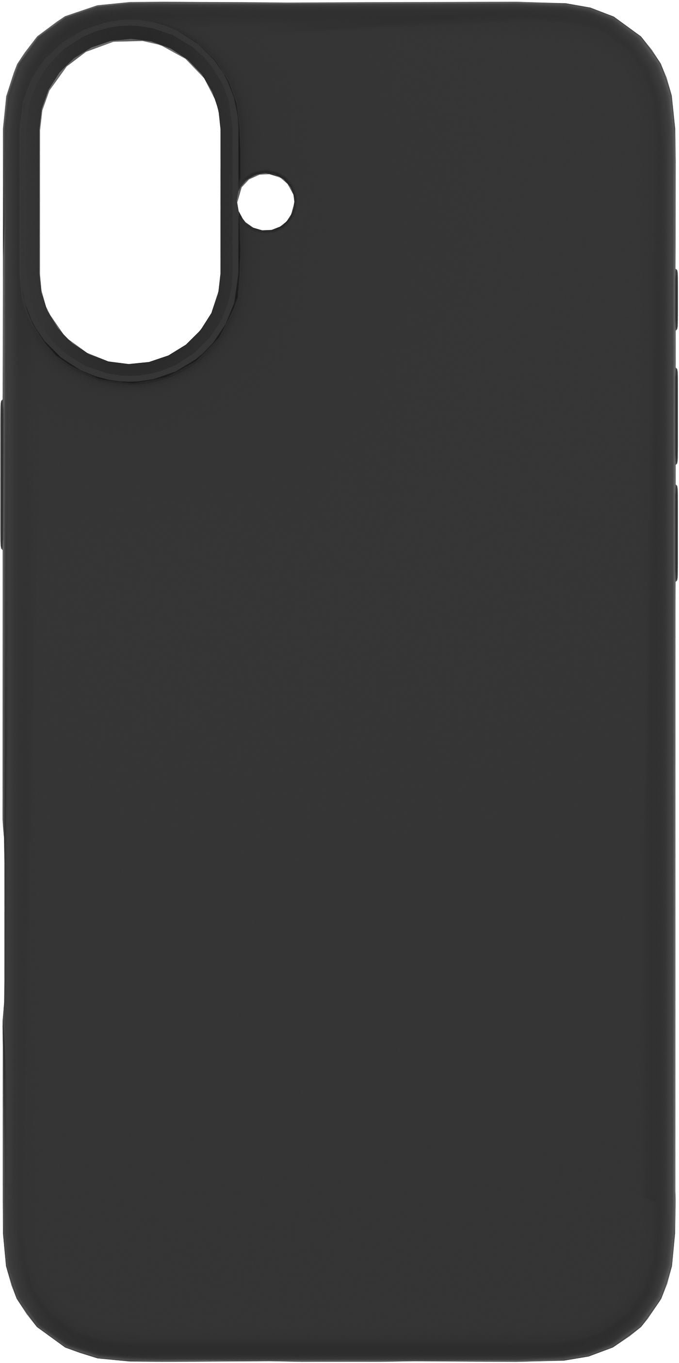 eSTUFF INFINITE (GRS) RIGA – Backcover – für Apple iPhone 16 Plus, PC+Silikon, schwarz