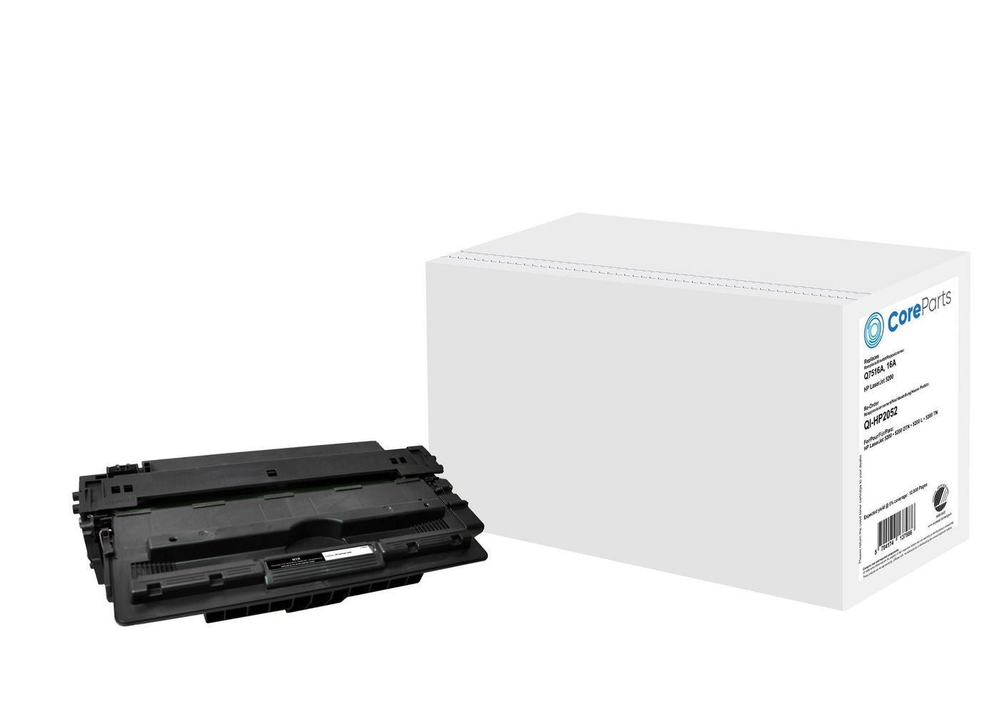 CoreParts 16A (Q7516A) Schwarzer Toner – Kompatibel – 12'000 Seiten – für HP LaserJet 5200