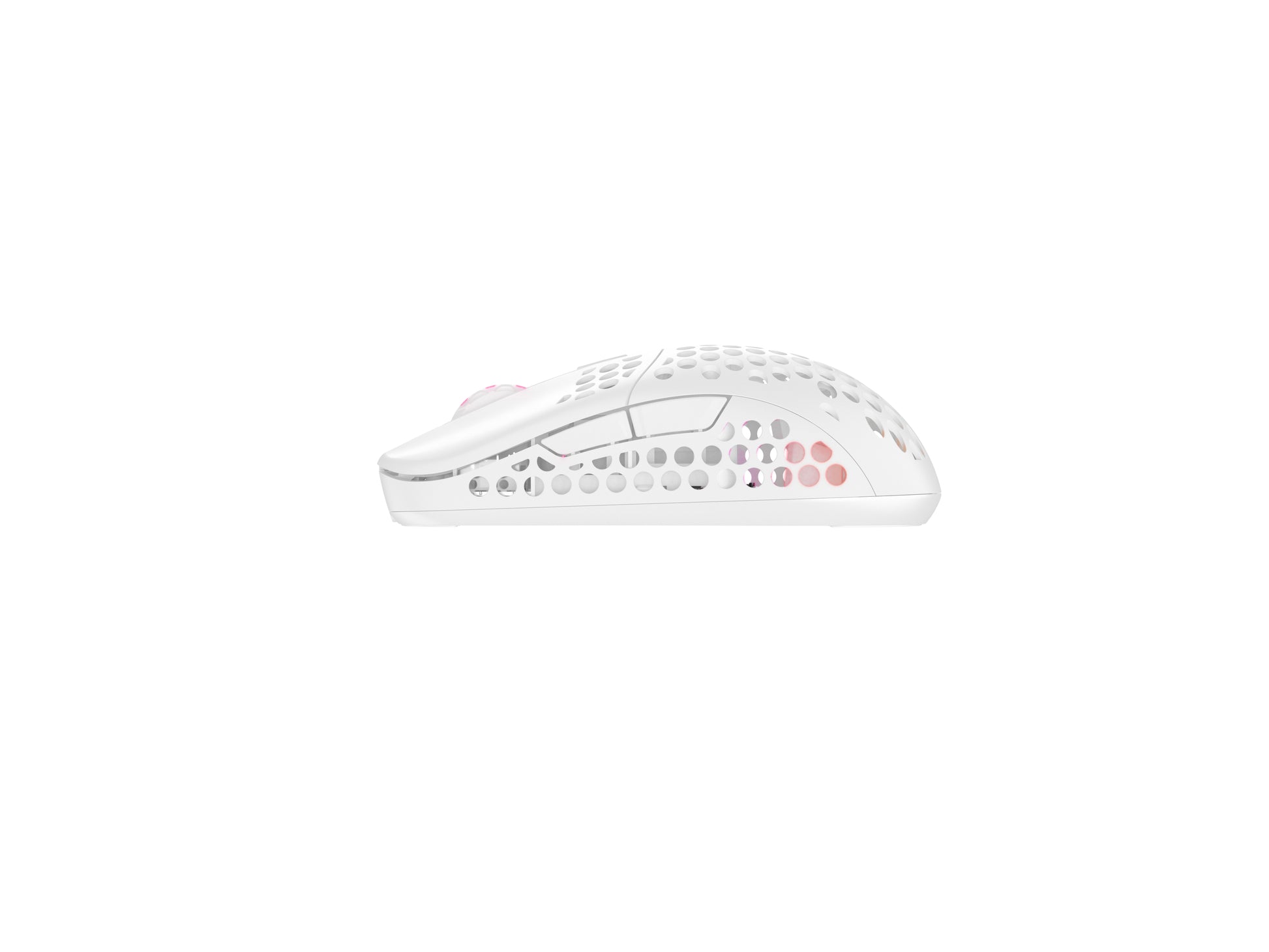 CHERRY XTRFY M42 – Gaming-Maus – Kabellos (2,4 GHz), 19000 DPI, RGB-Beleuchtung, beidhändig, Weiss