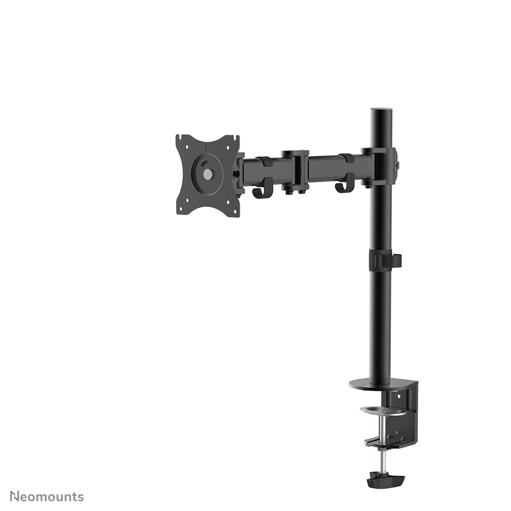 Neomounts Monitorarm, bis 27", VESA 75 × 75/100 × 100 mm, höhenverstellbar, schwenk-/drehbar, schwarz