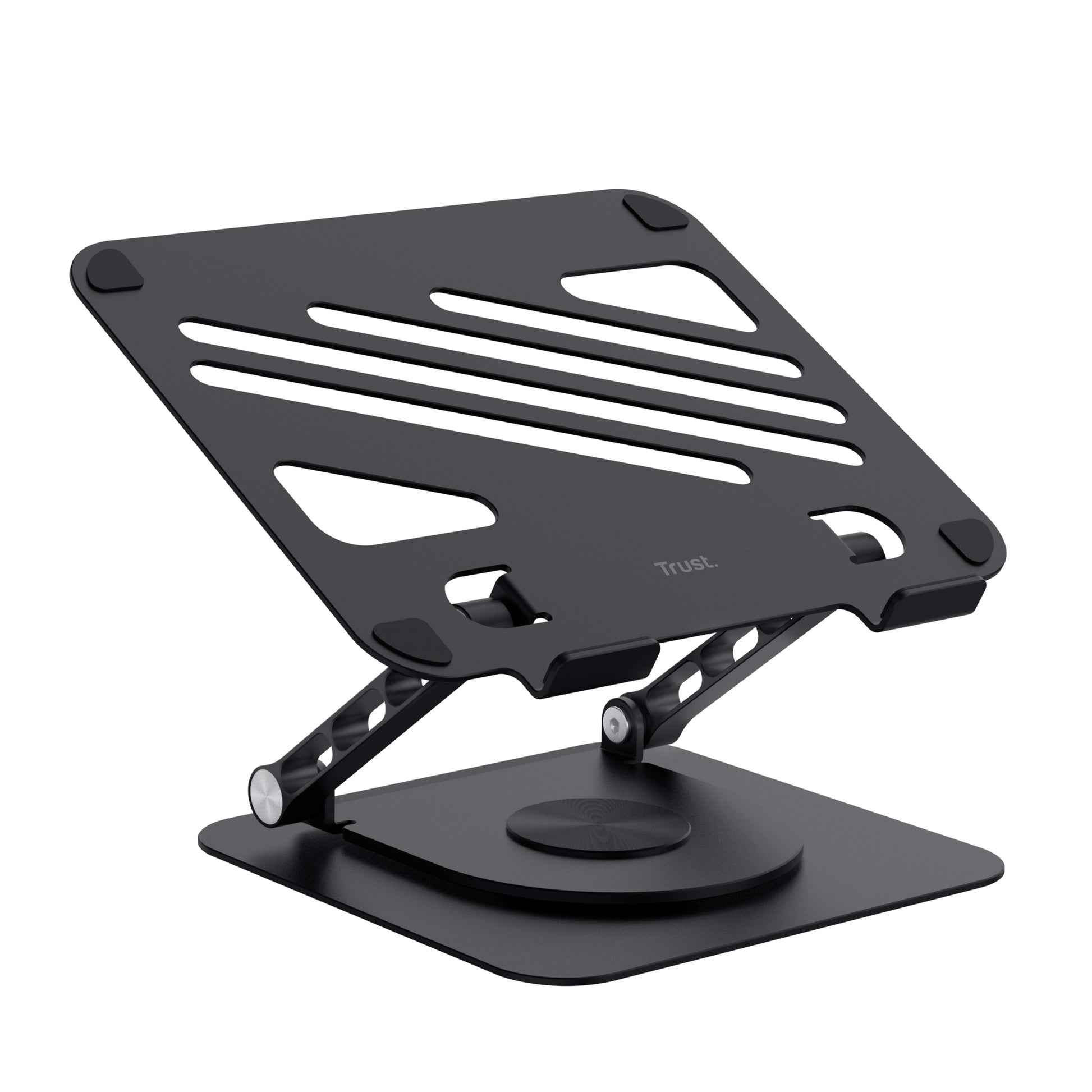 Trust Zeff Laptop-Ständer – für Notebooks bis 16", Metall, Schwarz
