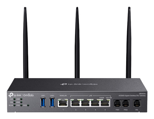 TP-Link DR3650V – WLAN-Router – Wi-Fi 6 Dual-Band (2,4/5 GHz), 3,0 Gbit/s