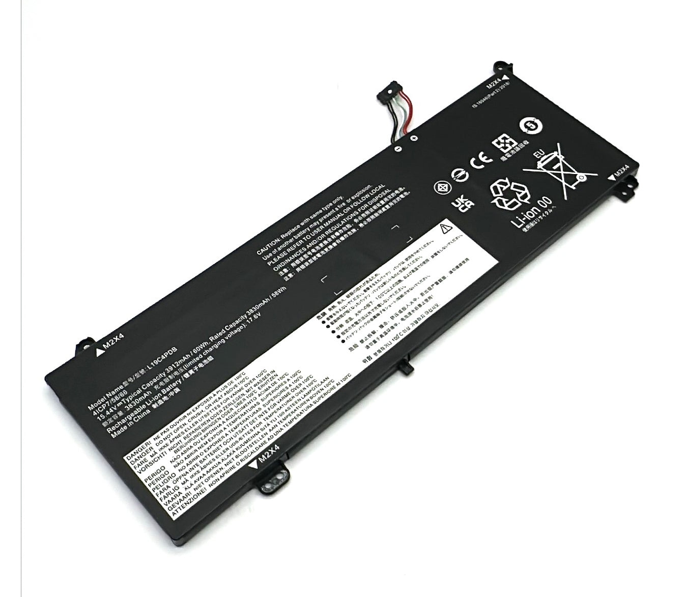 Vistaport Notebook-Akku – für Lenovo ThinkBook 15 G5 (IRL 21JD, IRL, ABP 21JF) – 58 Wh, 15,44 V – Schwarz