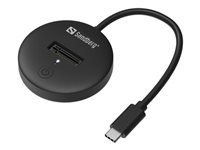 Sandberg Geräte-Dock – USB-C 10 Gbit/s, für M.2 NVMe SSD