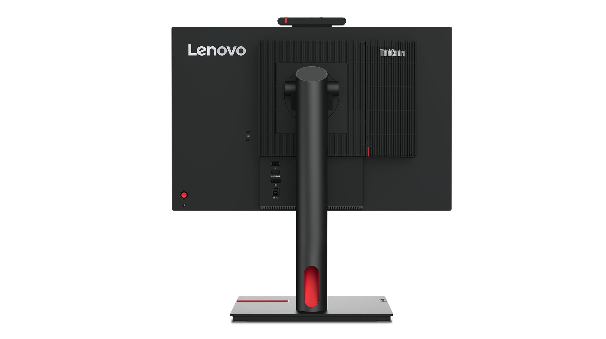 Lenovo Thinkcentre Tiny-In-One 22 – Monitor, 21,5", IPS, 60 Hz, 250 cd/m², Webcam, VESA 100 × 100, Schwarz