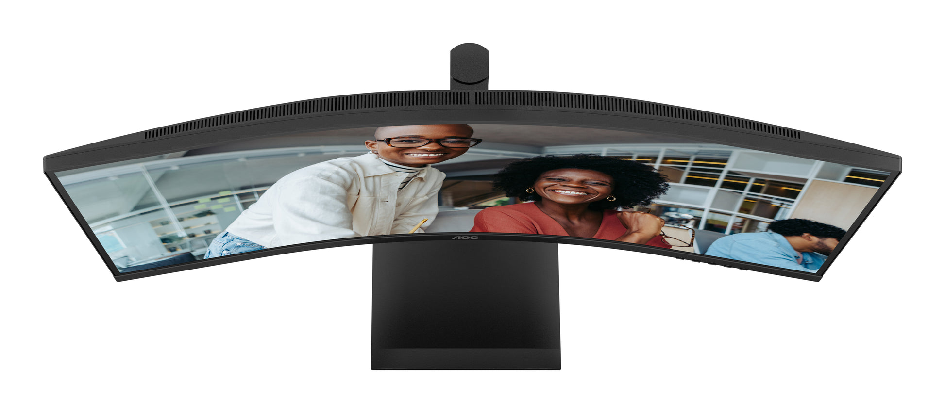 AOC CU34E4CV – Monitor, 34" 3440 × 1440 (UWQHD), VA, 120 Hz, Gebogen, KVM, VESA 100 × 100, Schwarz