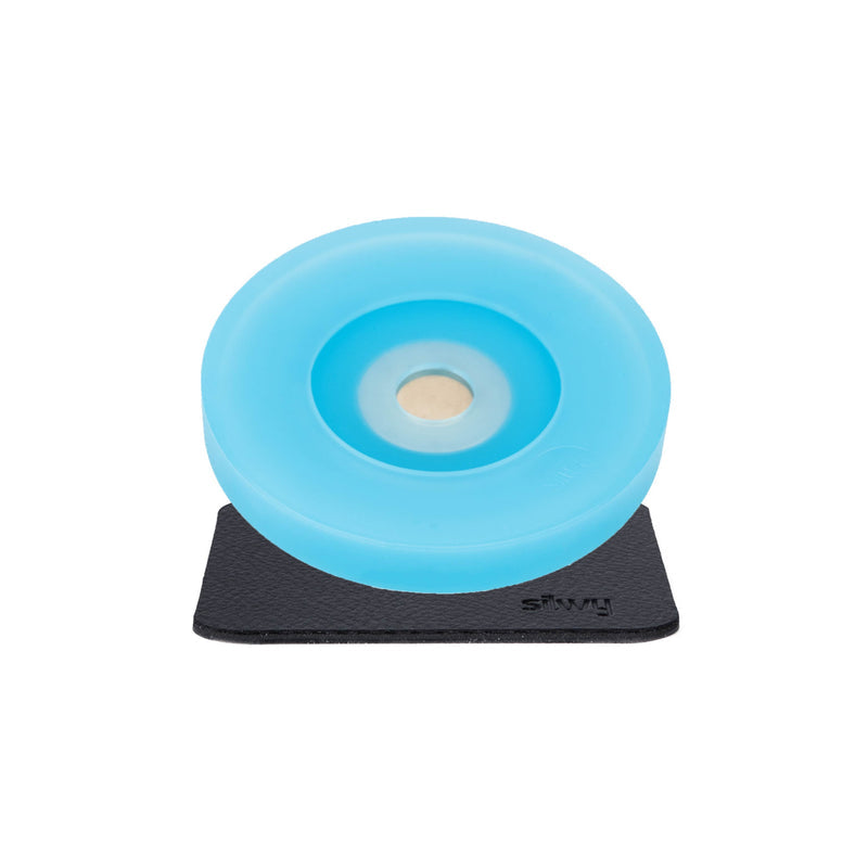 Silwy Magnet-Kondom – Hellblau – 12 × 8,6 cm – Silikon – für Stielgläser