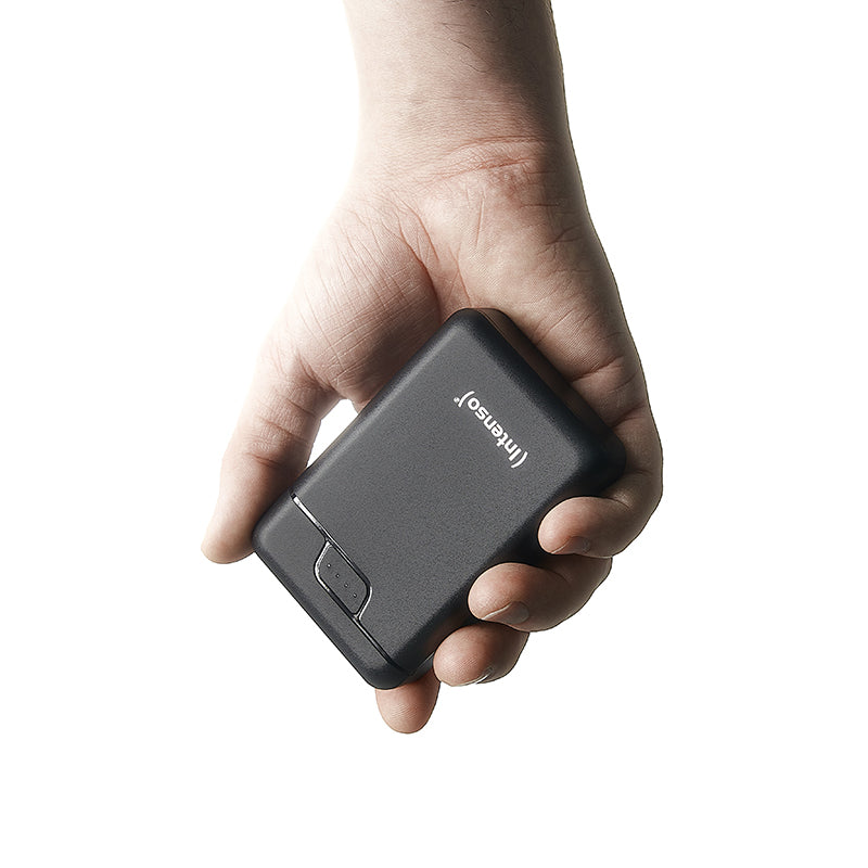 Intenso B10000 Powerbank 10'000 mAh – 1× USB-C, 2× USB-A, schwarz