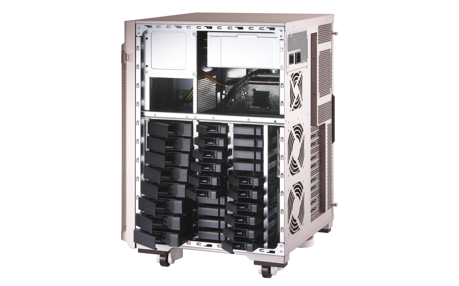 QNAP TS-2888X TS-2888X-W2145-512G Speichergerät – 512 GB, 28-Bay, Intel Xeon W-2145 8-Kern 3,7 GHz
