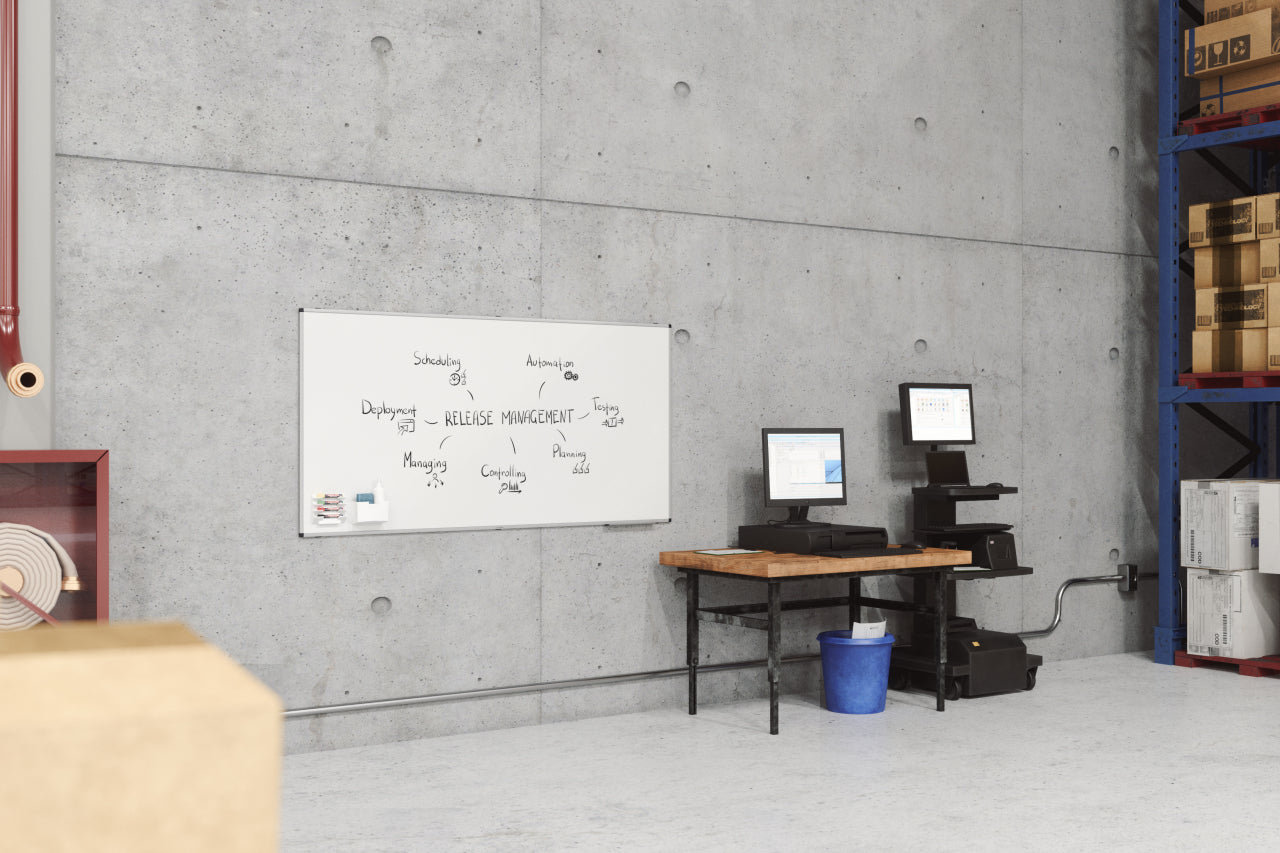 Legamaster Whiteboard – UNITE, 100 × 150 cm, Aluminiumrahmen