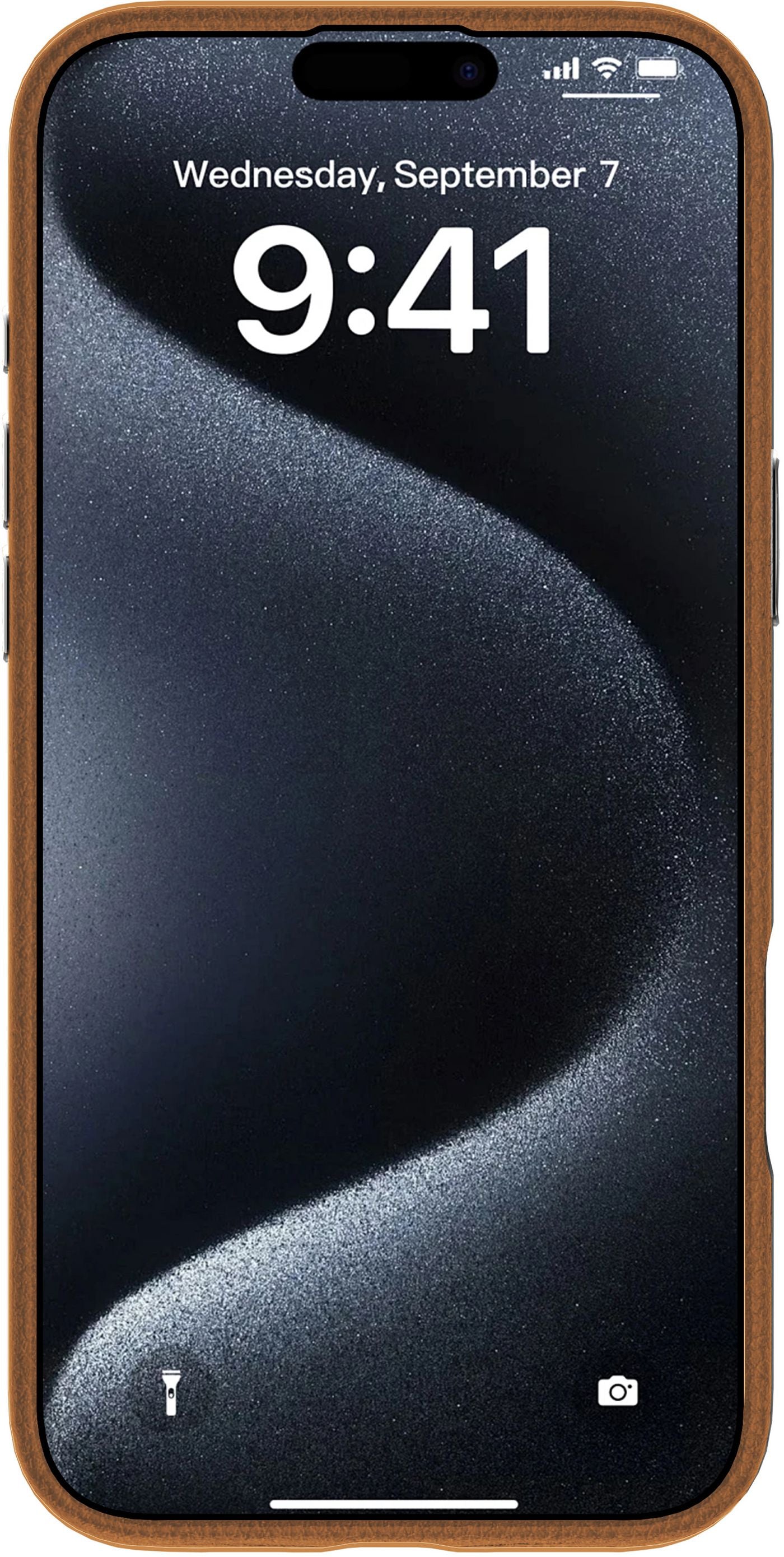 eSTUFF INFINITE VENICE – Backcover – für Apple iPhone 16, MagSafe, Leder, Braun