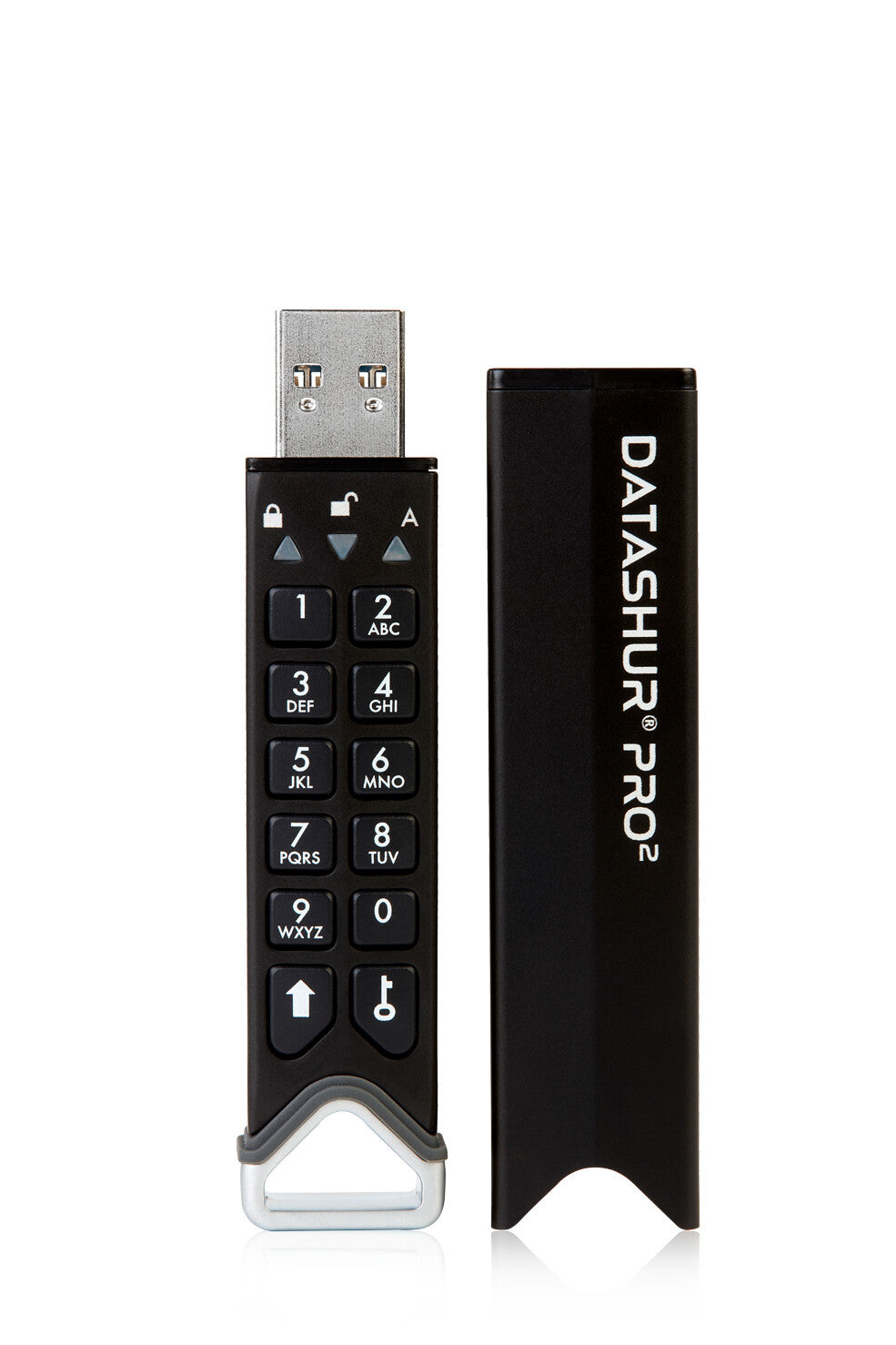 iStorage datAshur PRO2 USB-Stick 8 GB – USB-A 3.2 Gen 1, 168/128 MB/s, AES-256, FIPS 140-2 Level 3, IP68