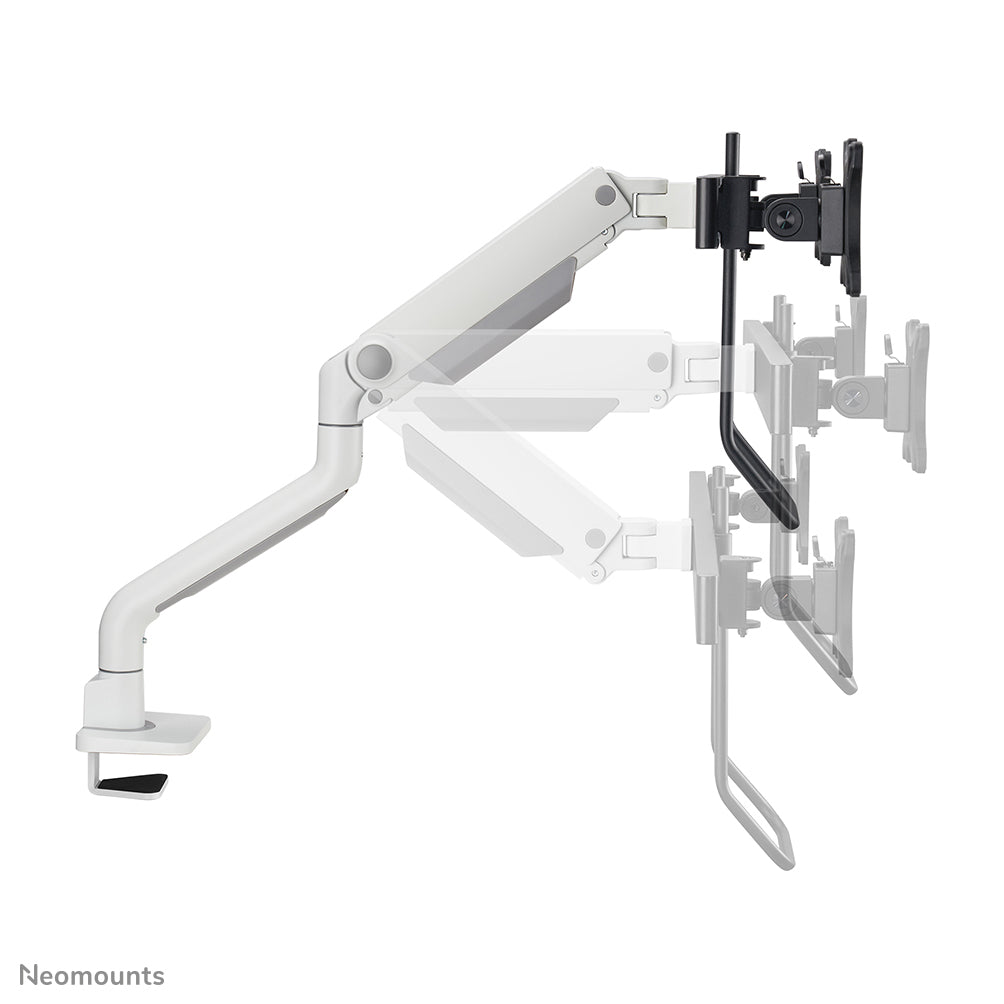 Neomounts Ds75S Ds75S-950Wh2 – Monitorarm, Dual, Tischklemme/Tischdurchführung, bis 32"