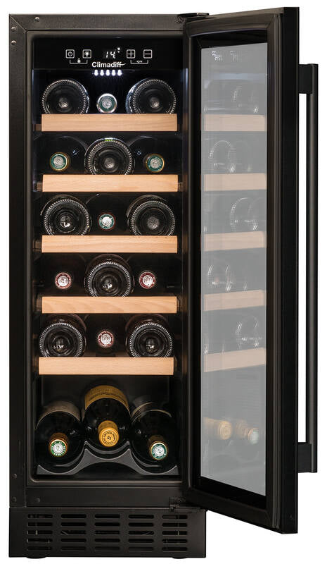 Climadiff Weinkühlschrank CBU20S2B – 57 l, 240 V, Kompressor, Energieeffizienzklasse F