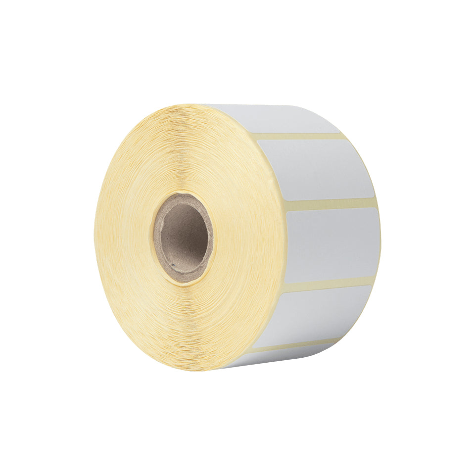 Brother Etiketten, 51 mm × 49,4 m, weiss, Papier, permanent, 16 Rollen