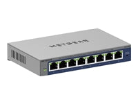 NETGEAR GS108Ev4 – Unmanaged L2/L3 Switch – 8× 1G