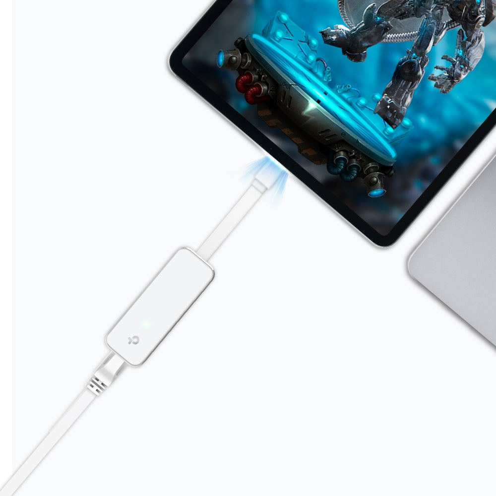 TP-Link Netzwerkadapter USB-C zu RJ-45 – 1 Gbit/s, 1× RJ-45, USB 3.2 Gen 1 (5 Gbit/s), Weiss