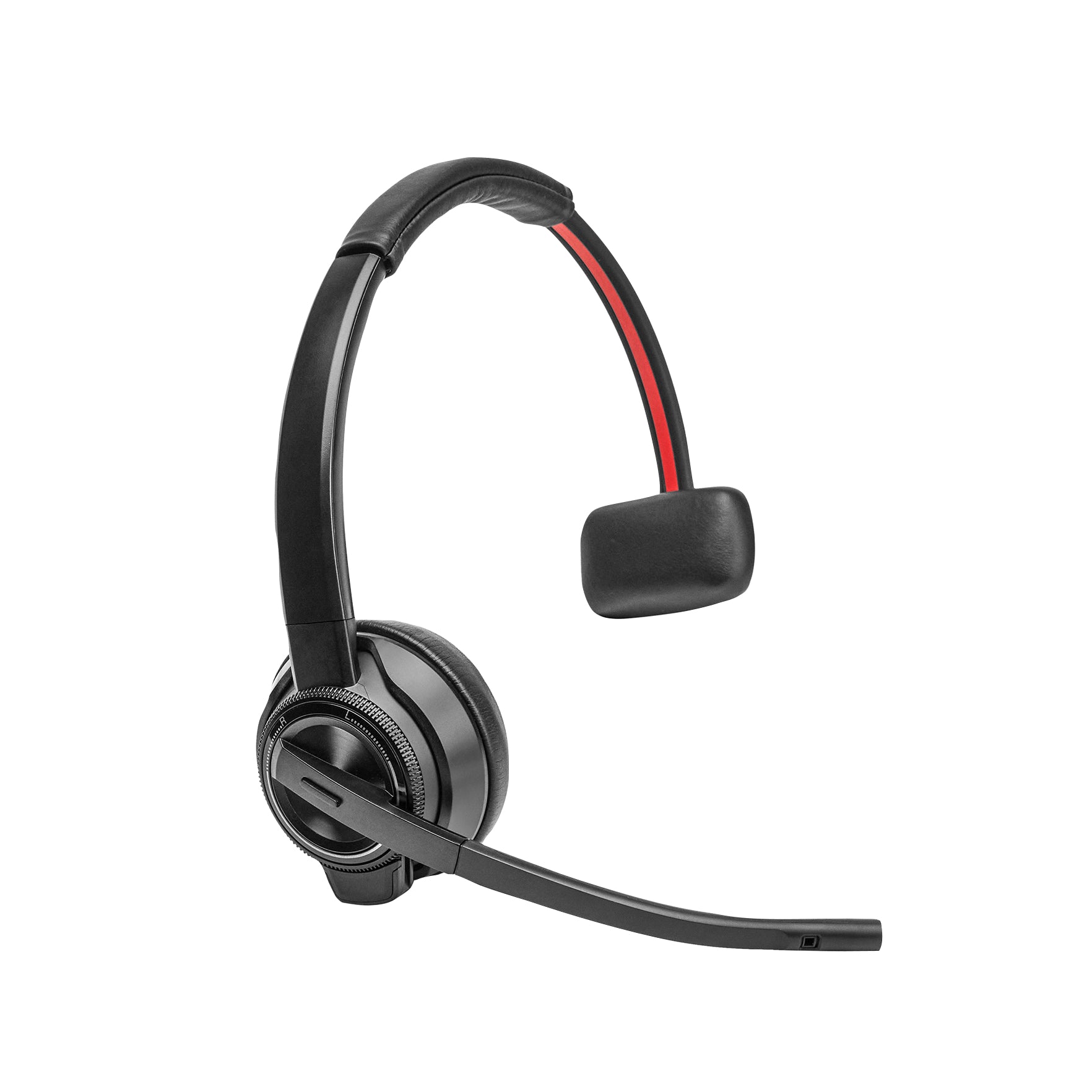 Poly Savi 8410 – Mono-Headset (On-Ear) – DECT/Bluetooth, ANC – Schwarz – für PC/Mac – bis 13 h