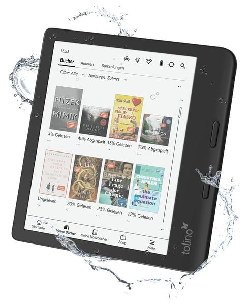 Tolino Vision Color – 7" E-Ink Kaleido, 32 GB, IPX8, Schwarz