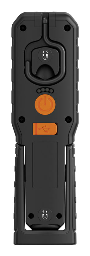 Steffen Arbeitsleuchte 65 00167 – 600 lm, 5 W, Akku 2000 mAh, IP54 – Schwarz