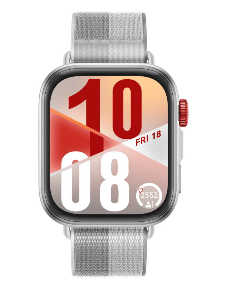 Huawei Fit 4 – 38 mm, GPS, Aluminium, Silber, Polymer, 5 ATM