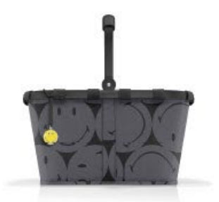 Reisenthel Stofftasche, Polyester, Motiv Smiley, 480×290×280 mm