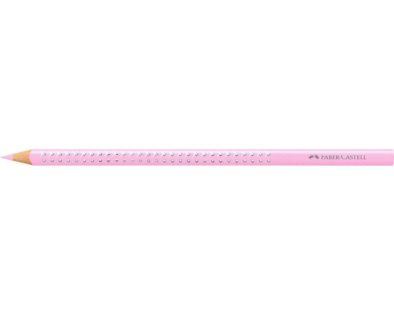 Faber-Castell Aquarellfarbstifte Grip Sparkle – 12 Farben, im Metalletui, Ø 3 mm, dreikantig, FSC
