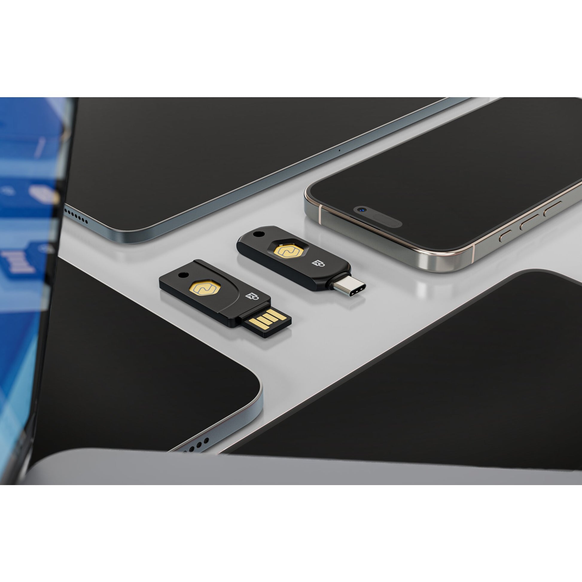 Kensington VeriMark NFC+ Sicherheitsschlüssel – USB-C – NFC – für Windows, Mac