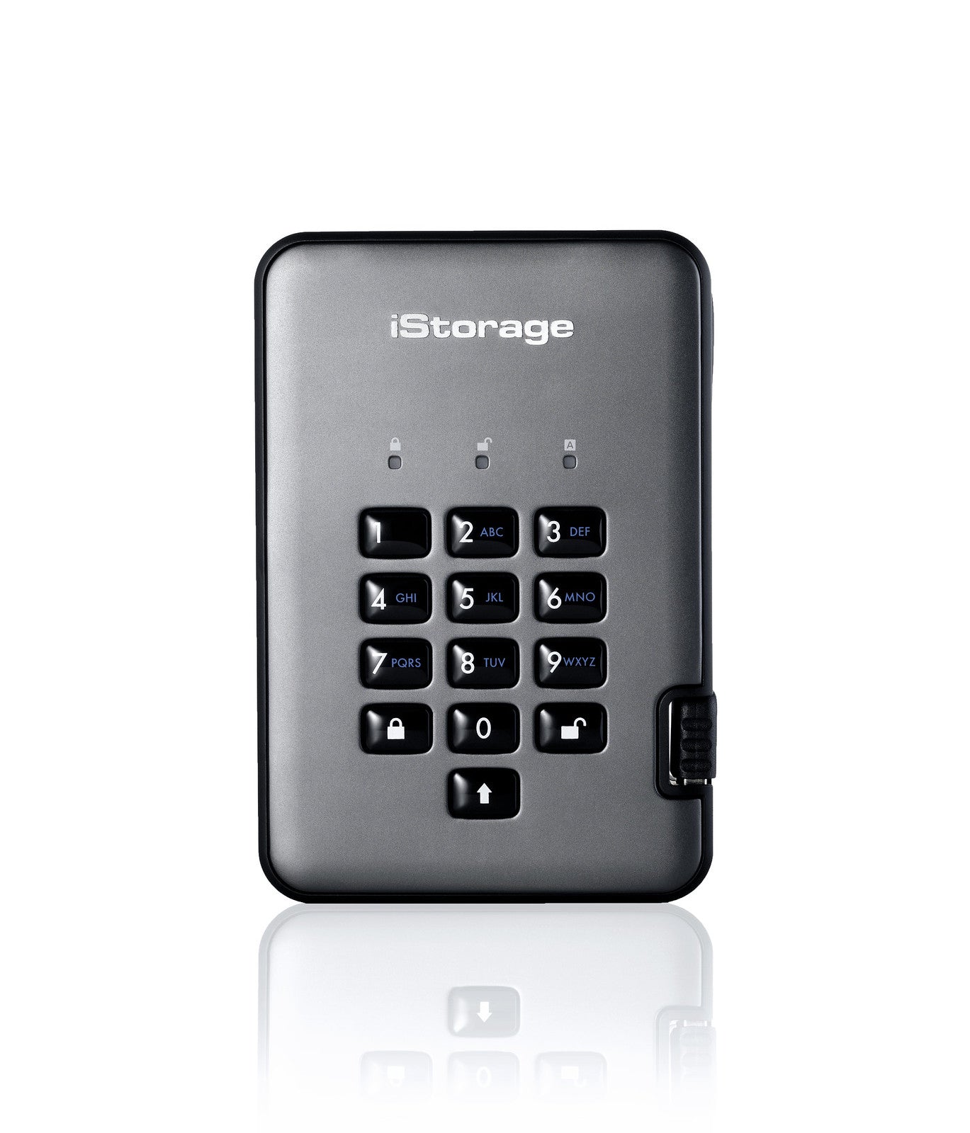 iStorage diskAshur Pro2 – 5 TB HDD vorinstalliert, für 2,5" HDD, USB 3,2 Gen 1