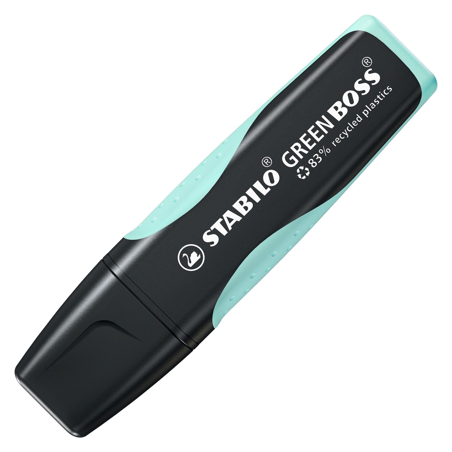 STABILO BOSS Textmarker Pastelltürkis – Keilspitze, 2–5 mm, nachfüllbar