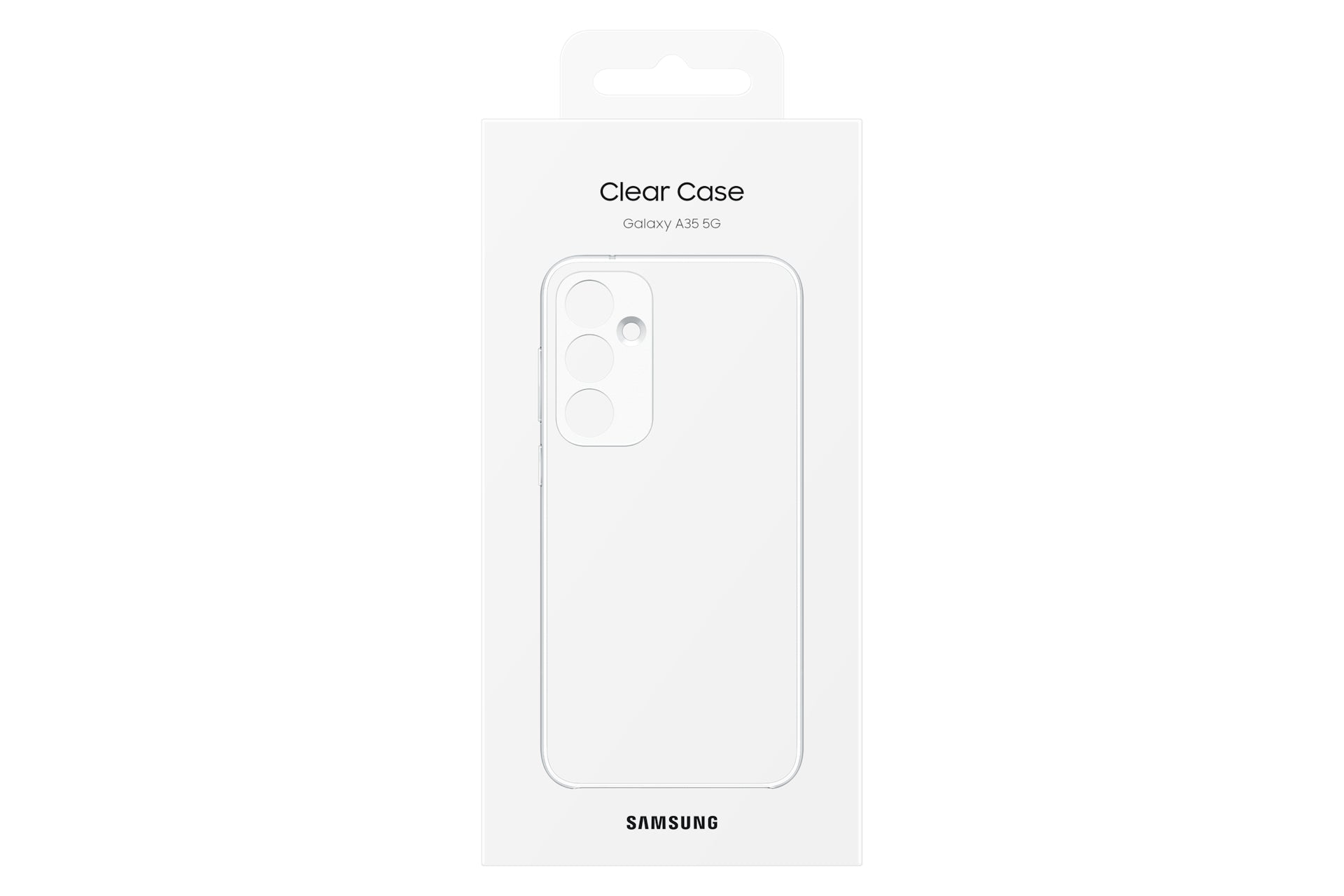 Samsung Backcover – für Samsung Galaxy A35 5G, Transparent, stossfest, kratzresistent