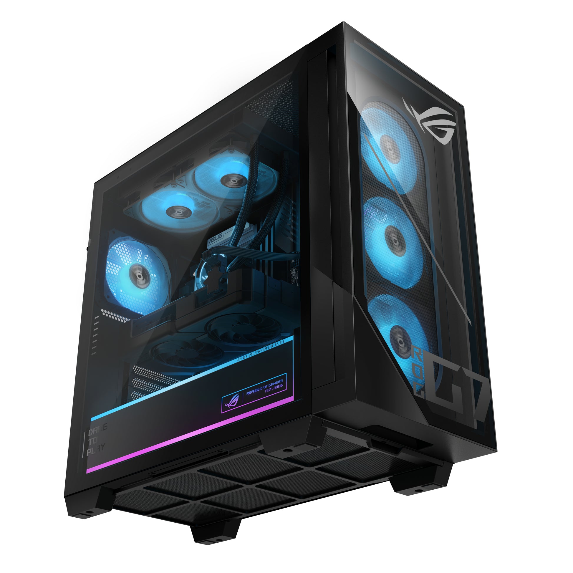 ASUS ROG G700 Tower – AMD Ryzen 7 9800X3D, 64 GB RAM, 1 TB SSD, NVIDIA GeForce RTX 5070 12 GB, Windows 11 Home