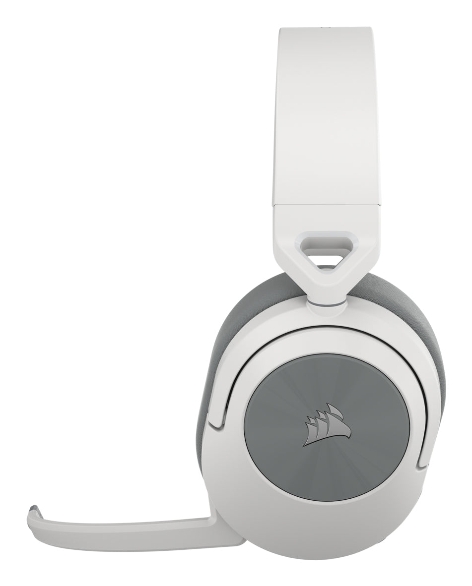Corsair HS55 WIRELESS – Gaming-Headset, Over-Ear – 2,4 GHz/Bluetooth 5,2, mit Mikrofon – Weiss