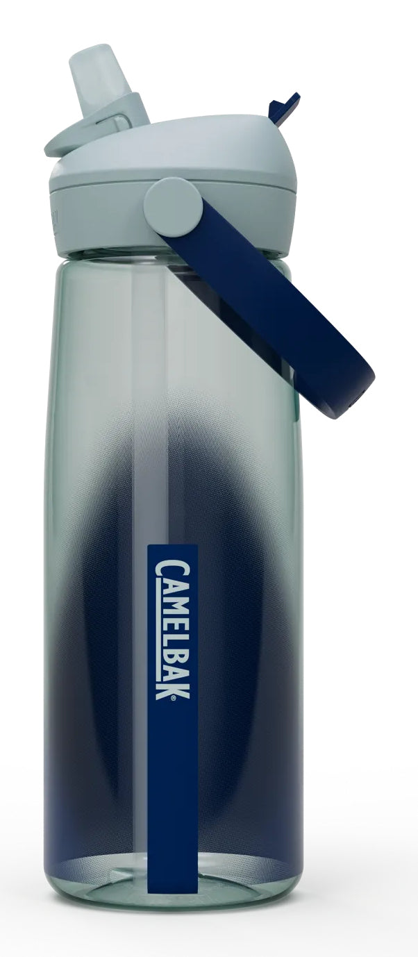 CamelBak Thrive Flip Straw Trinkflasche 750 ml – Kunststoff, mit Strohhalm, Deep Sea Dawn